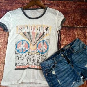 Women's Woodstock Music & Art Fair Graphic T-Shirt